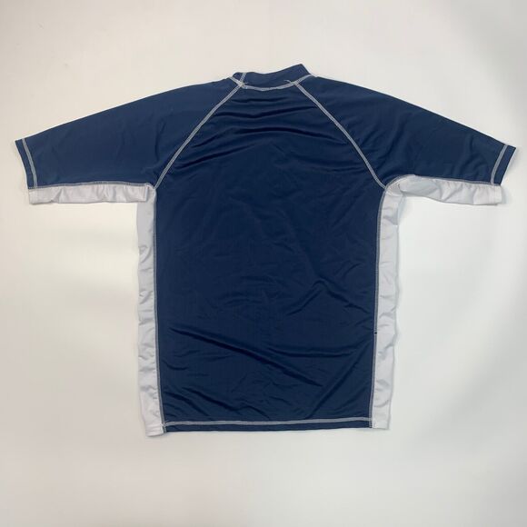 Kanu Surf Rashguard Mens L Navy Surf Mercury UPF 50+ Short Sleeve Water Shirt - Picture 6 of 8